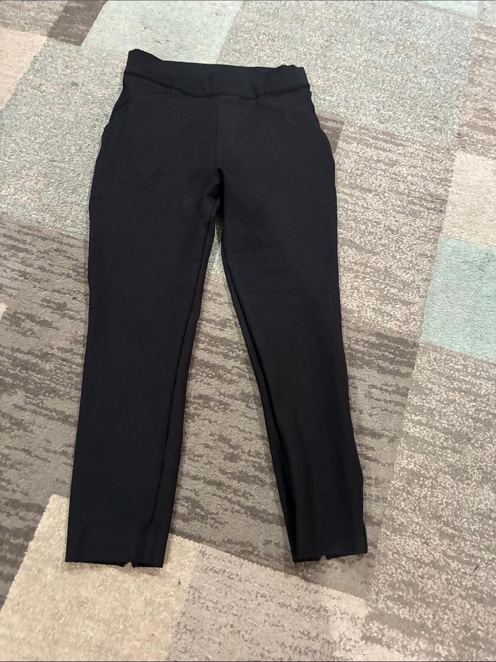 SPANX Black Women's Slim Ponte Ankle Pants